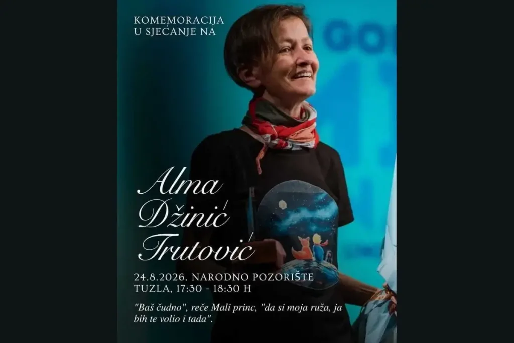Komemoracija za Almu Džinić-Trutović u Tuzli, živjela je za mir i ljude