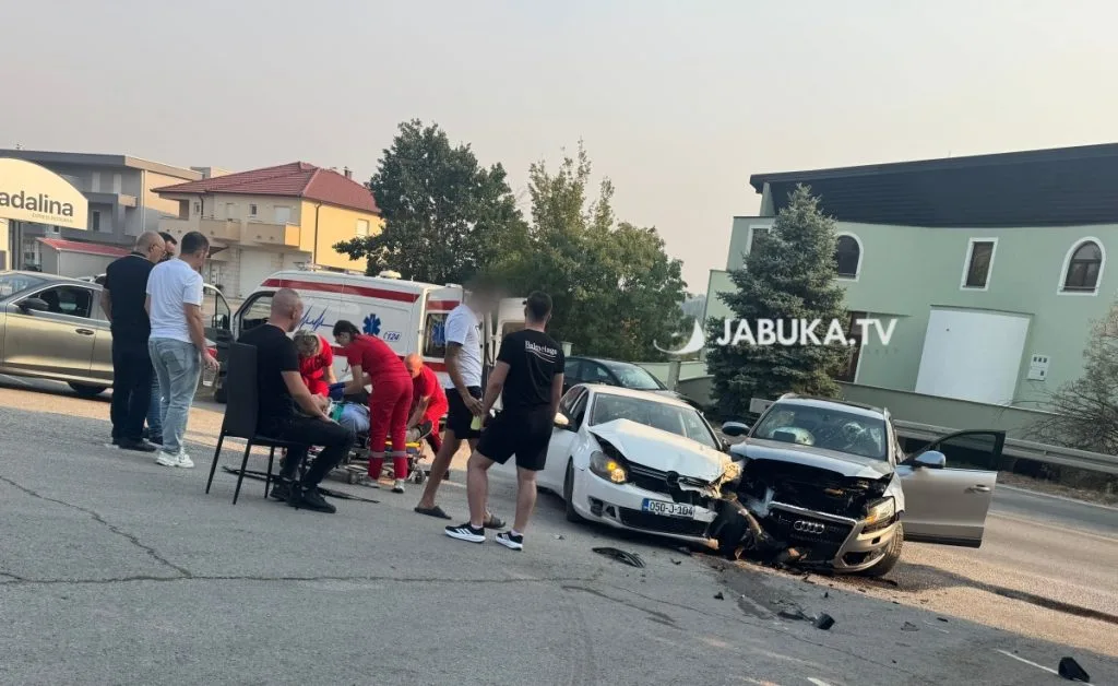 Detalji prometne nesreće u Širokom Brijegu: Ozlijeđena oba vozača