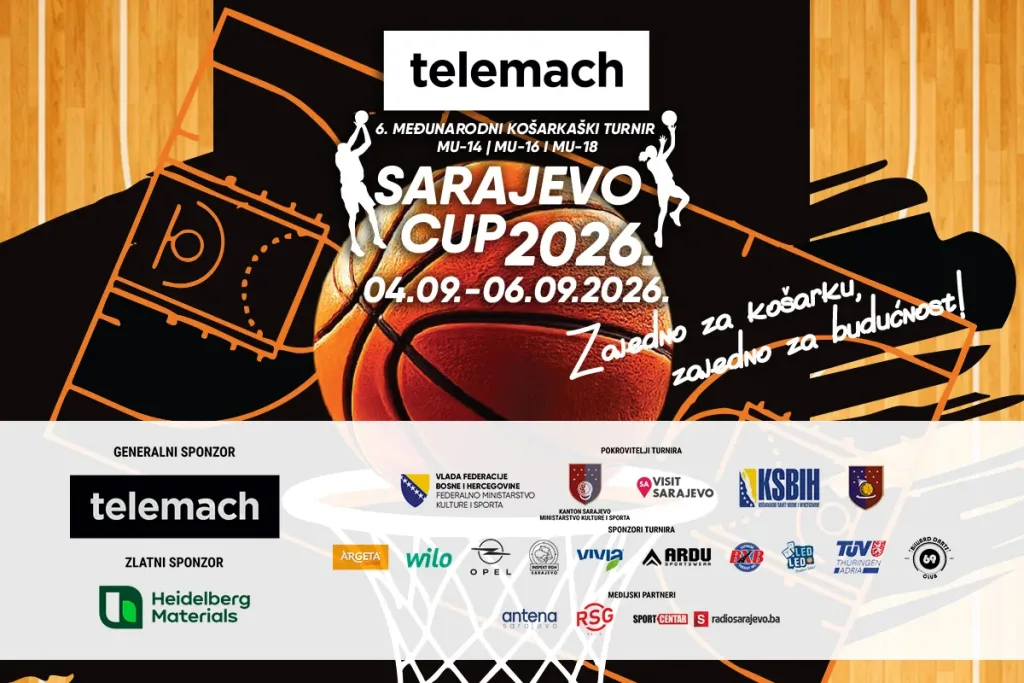 Telemach Sarajevo Cup okuplja 24 ekipe mladih košarkaša iz pet zemalja